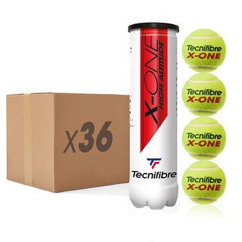 Balles de tennis X-ONE - CARTON DE 36 TUBES