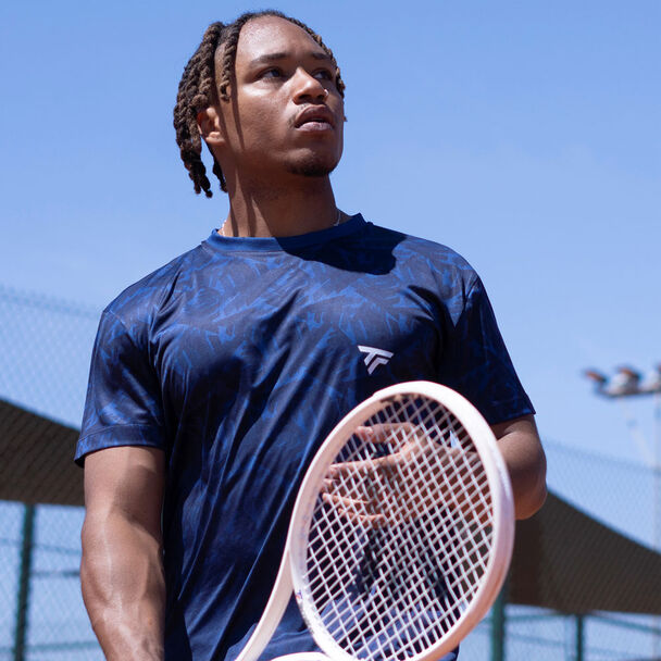 X-LOOP T-shirt in navy recycled tecnifibre  image number 4